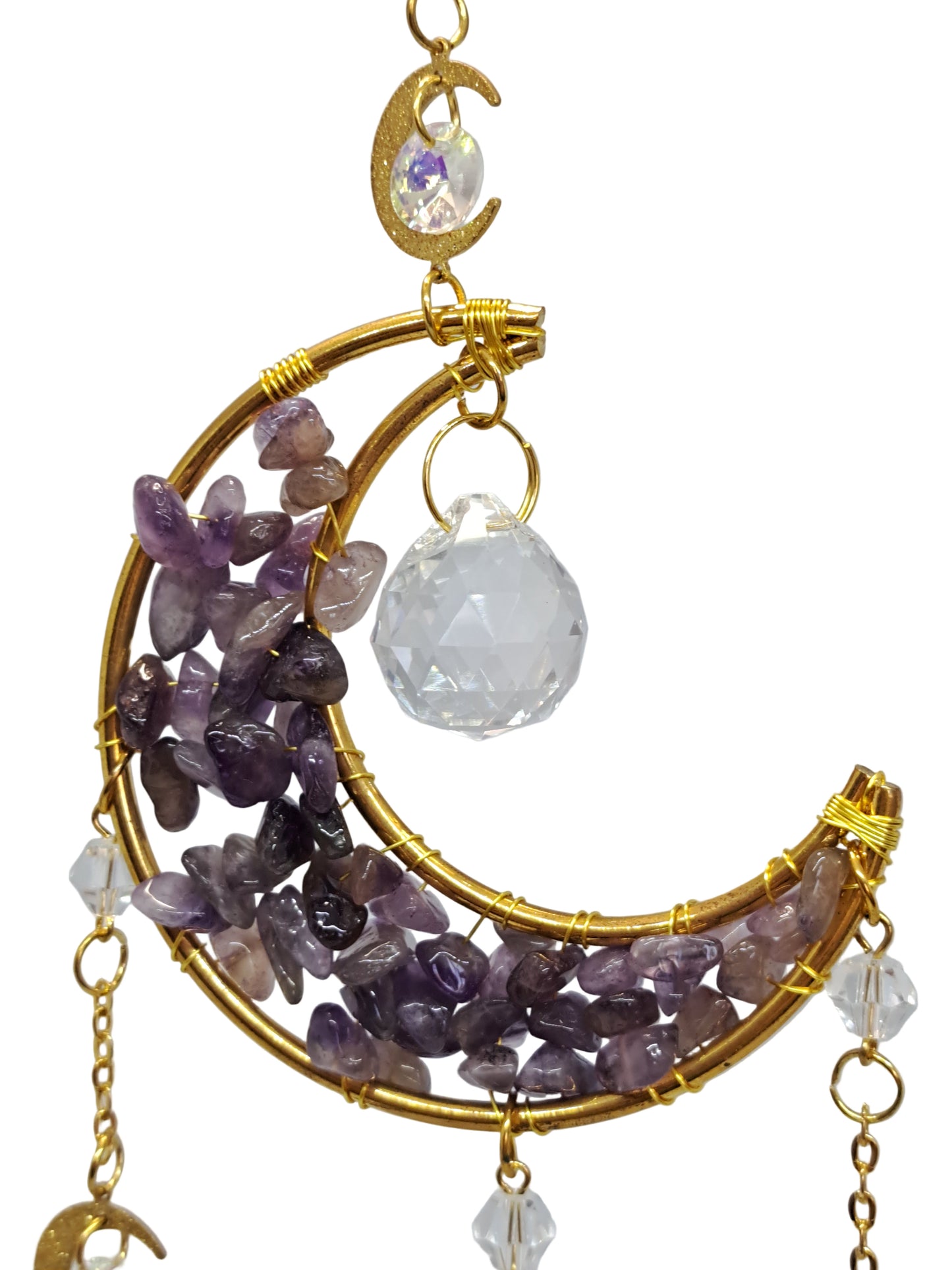 ATTRAPE-SOLEIL-LUNE AMETHYSTE