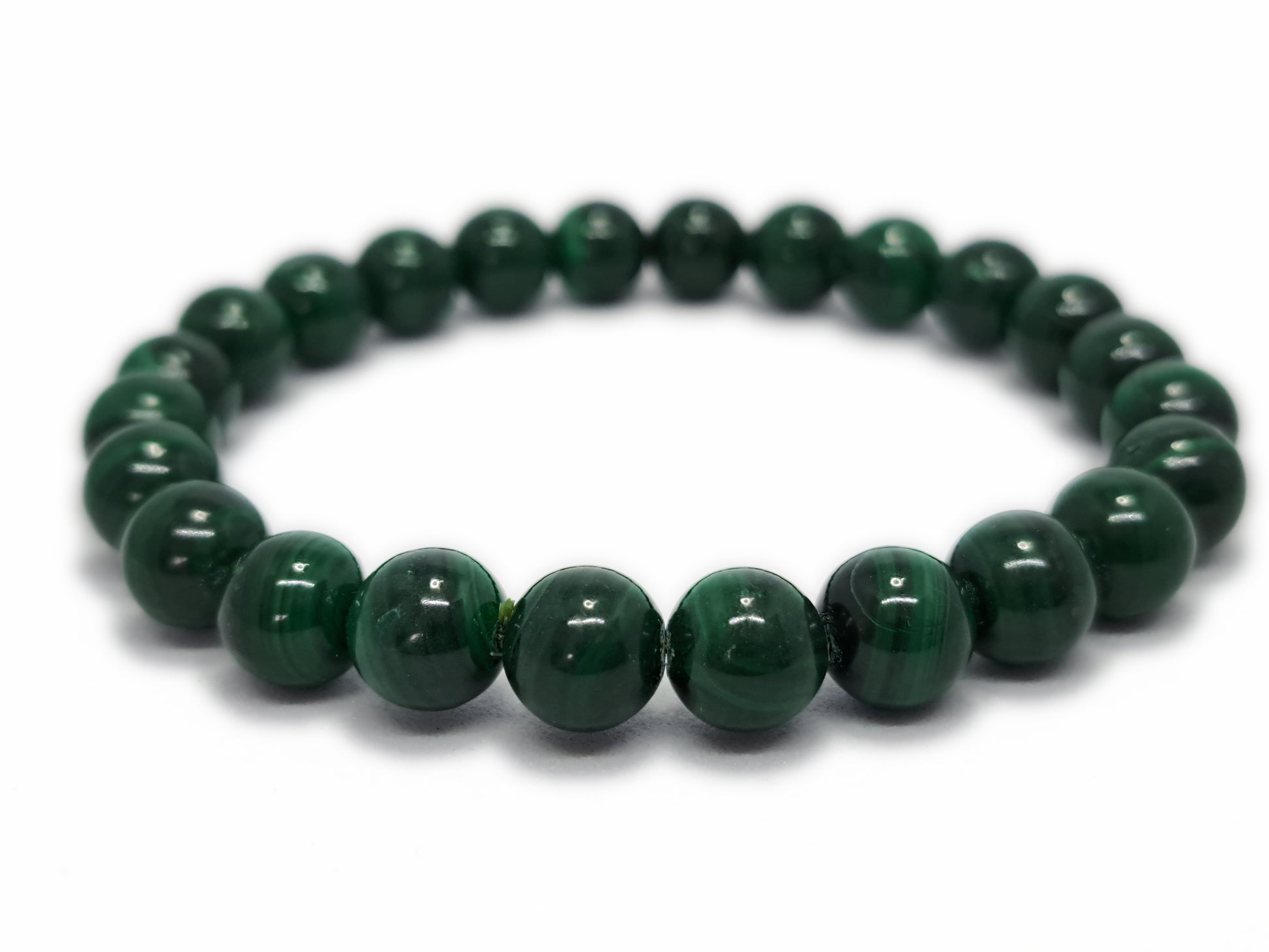 Bracelet MALACHITE Qualité A (8mm) - ESOTERYS