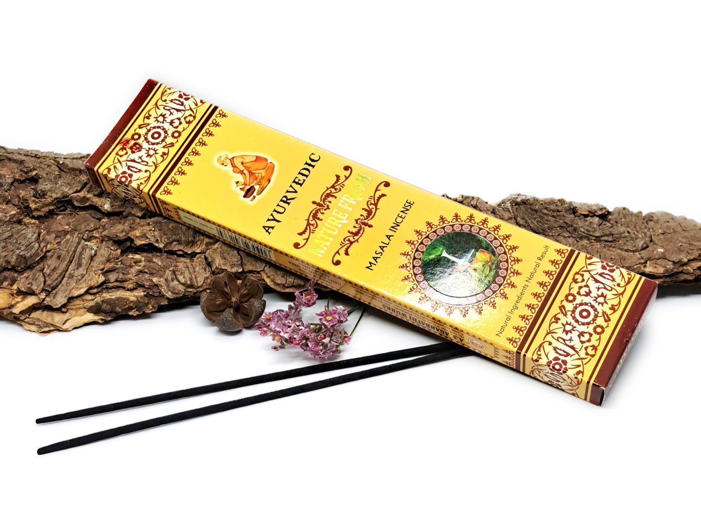 Encens Ayurvedic Nature fraîche (Agarwood) 15g - ESOTERYS