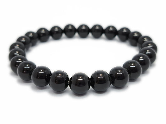 Bracelet OBSIDIENNE NOIRE Qualité A (8mm) - ESOTERYS