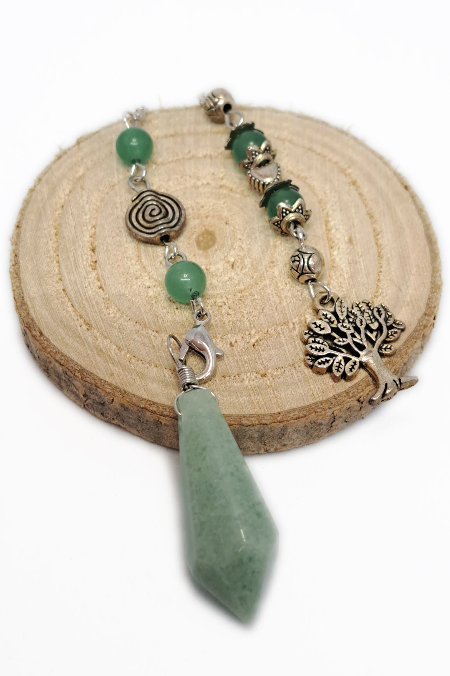 PENDULE ARBRE DE VIE - AVENTURINE VERTE - ESOTERYS