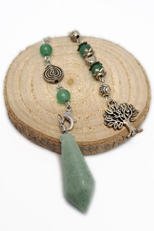 PENDULE ARBRE DE VIE - AVENTURINE VERTE - ESOTERYS