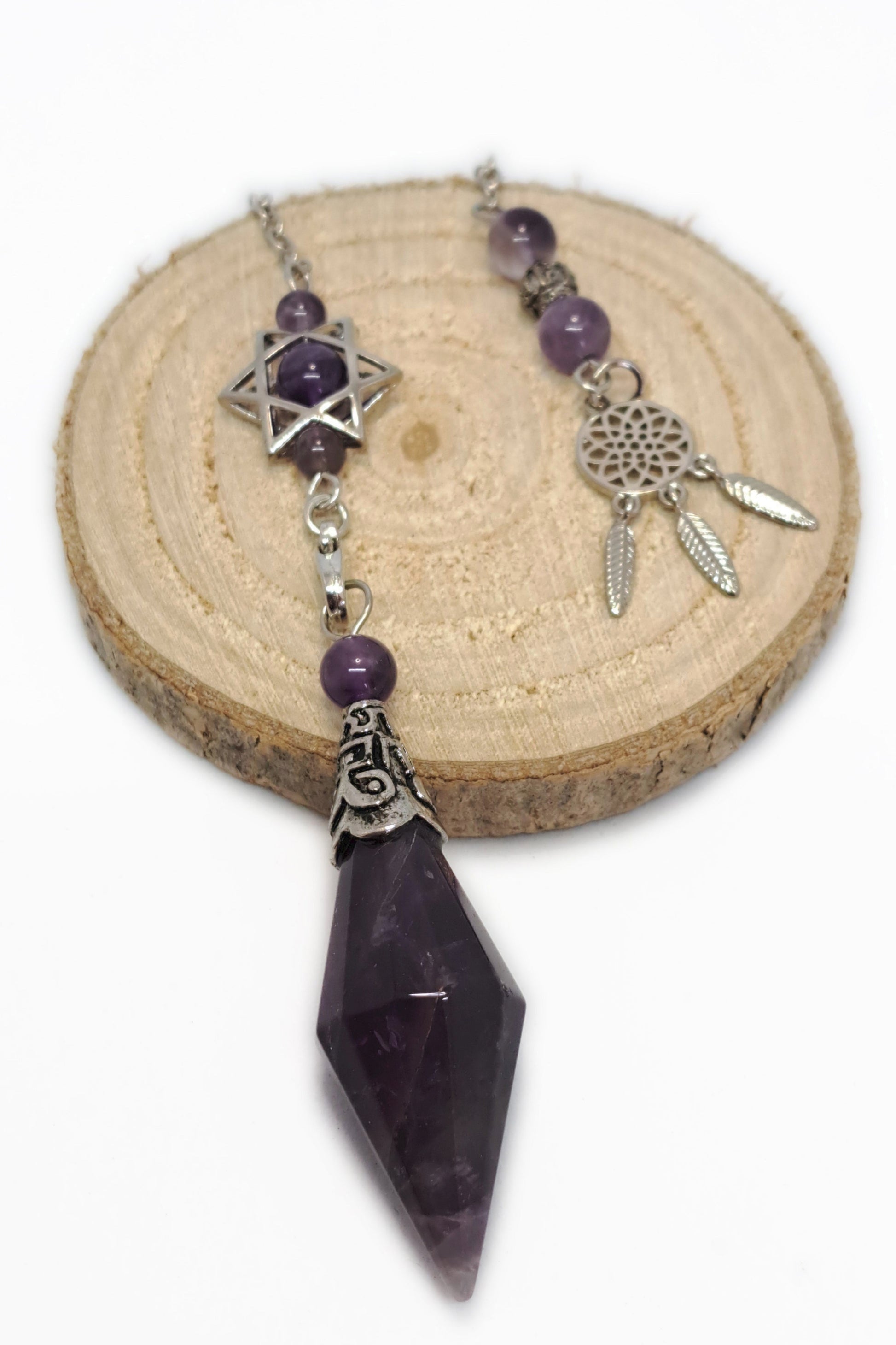 PENDULE ATTRAPE REVE - AMETHYSTE - ESOTERYS