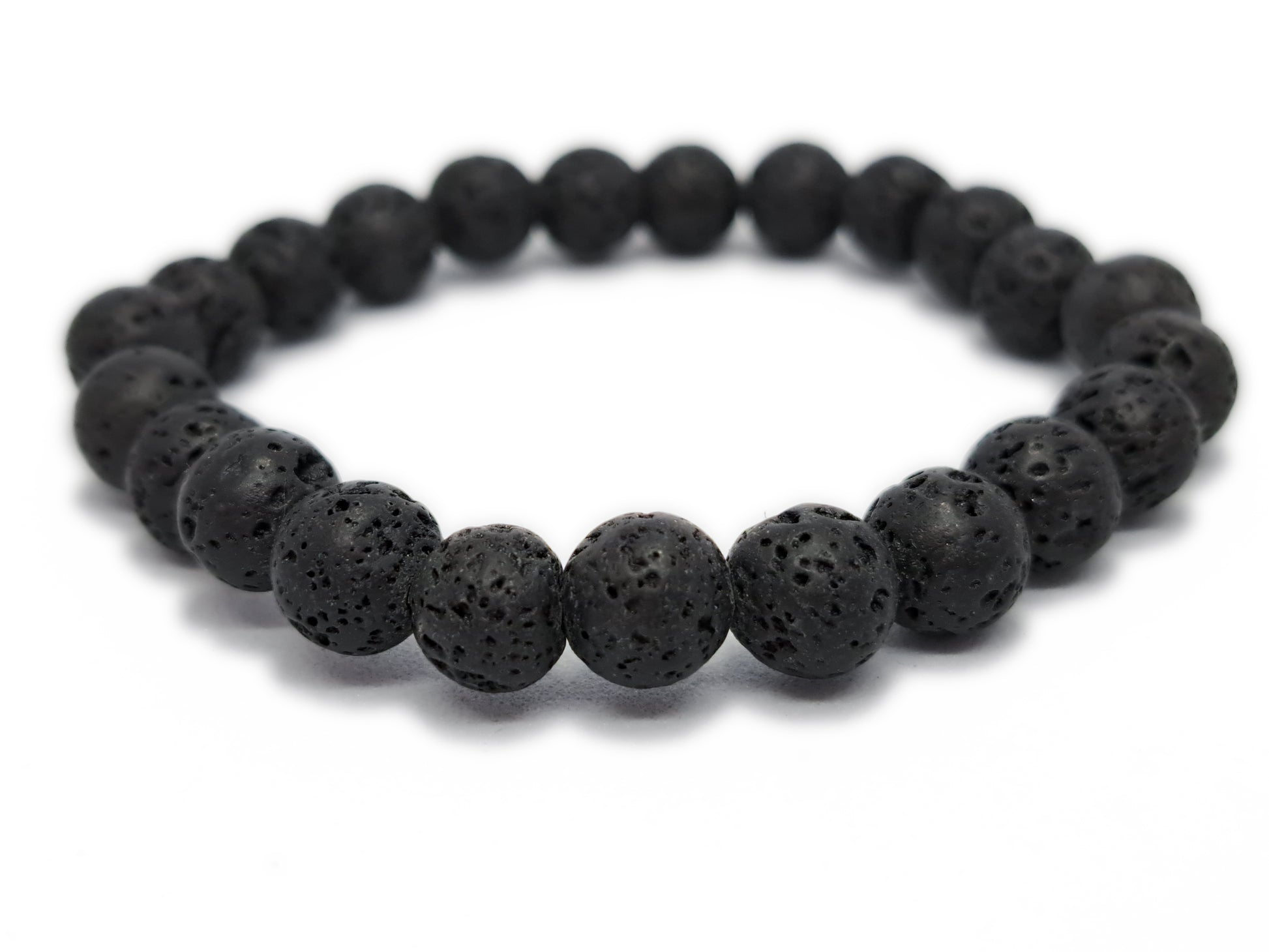 Bracelet PIERRE DE LAVE Qualité AB (8mm) - ESOTERYS