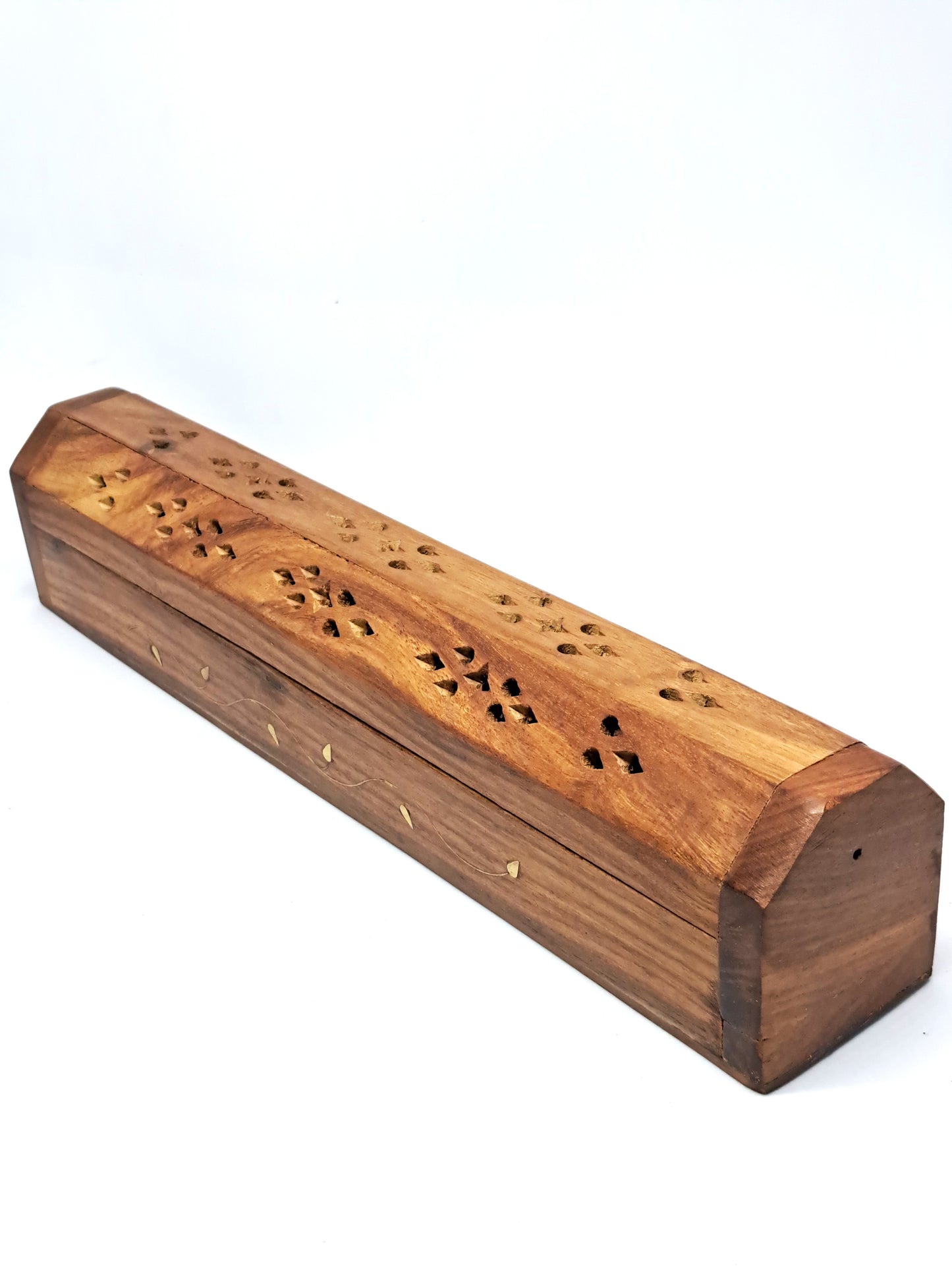 PORTE ENCENS COFFRET BOIS FEUILLE - ESOTERYS