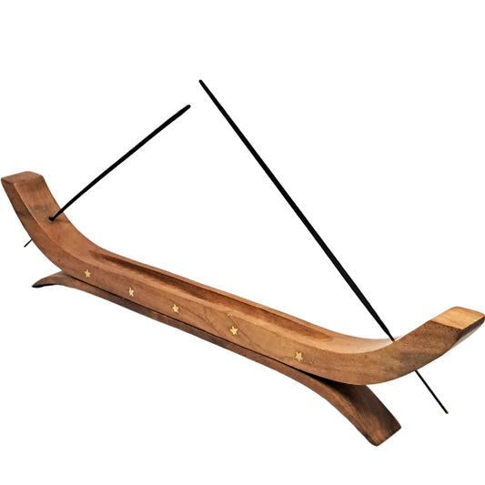 PORTE ENCENS DOUBLE EN BOIS PIROGUE - ESOTERYS