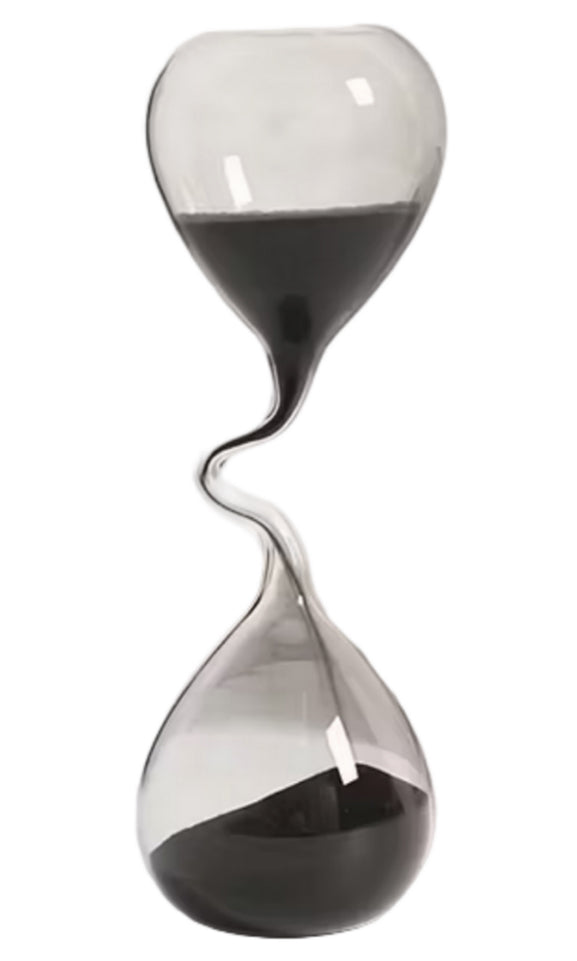 SABLIER DESIGN TORSADÉ