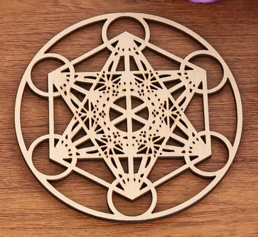 Plateau rechargement pierres - Cube de Métatron – 10 cm