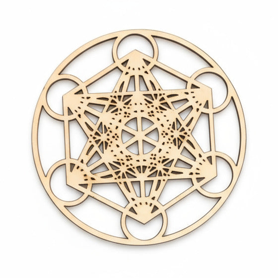 Plateau rechargement pierres - Cube de Métatron – 10 cm