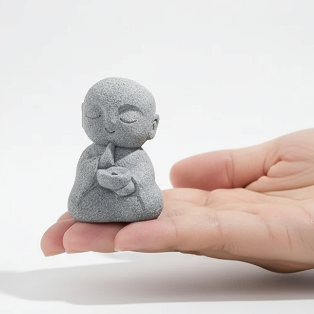 Porte-Encens Moine Méditatif –