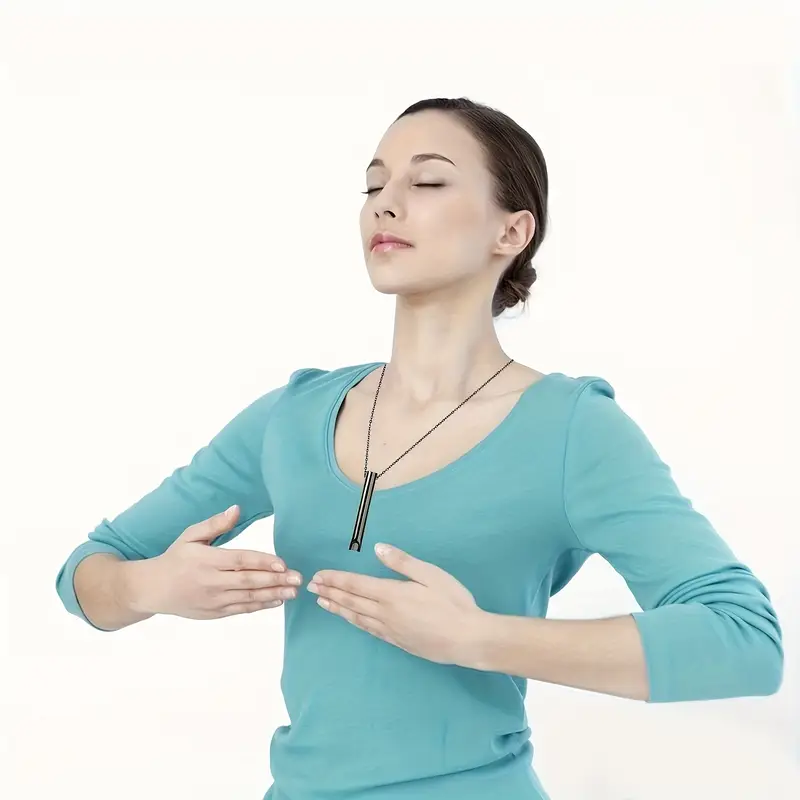 Collier Apaisant “OM” Argenté – Respiration Consciente & Méditation