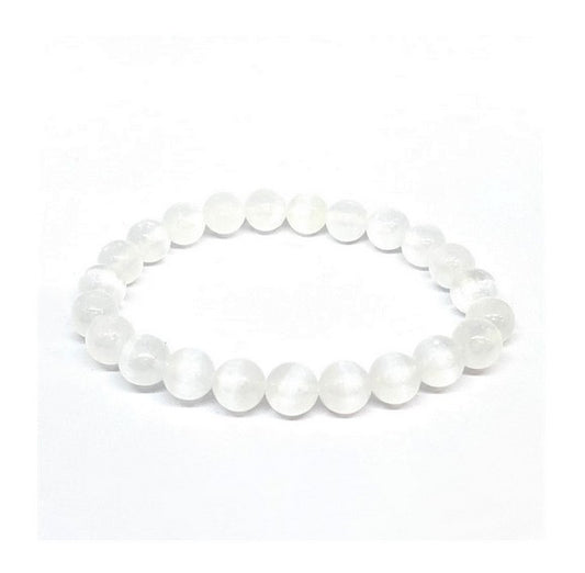 Bracelet SELENITE Qualité AA (8mm) - ESOTERYS