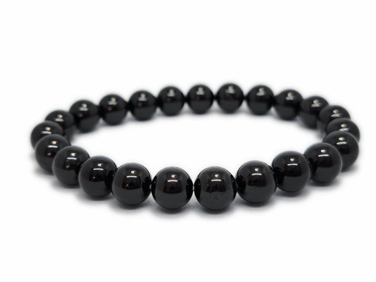 Bracelet SPINELLE NOIR Qualité A (8mm) - ESOTERYS