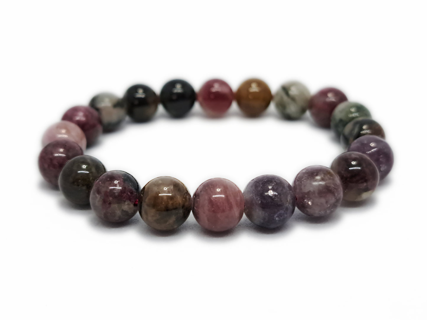 Bracelet TOURMALINE MULTICOLORE Qualité A+ (8mm) T0 - ESOTERYS