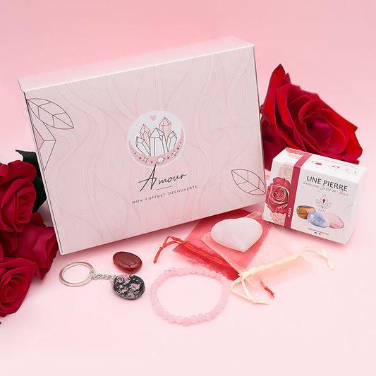 Coffret Découverte “Amour” – Énergie du Cœur & Bien-Être