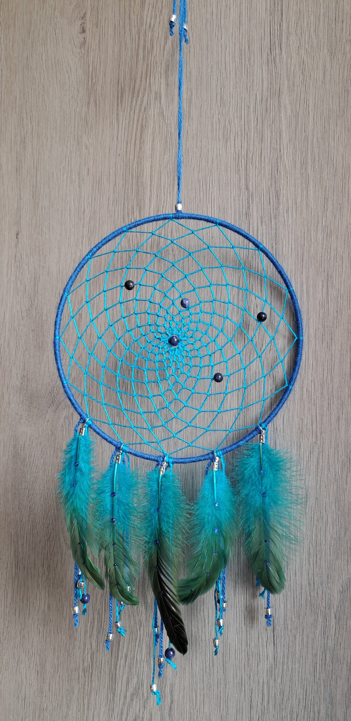 Attrape-rêves “Libération Mentale” – Sodalite - 100 % artisanale, création unique