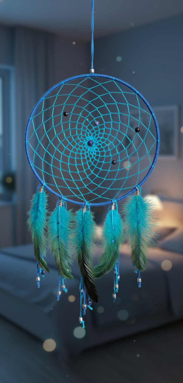 Attrape-rêves “Libération Mentale” – Sodalite - 100 % artisanale, création unique