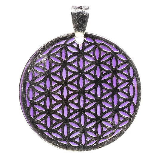 Pendentif Fleur de Vie – Symbole Universel de Géométrie Sacrée