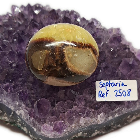 Pierre Roulée Septaria – Réf. 2508 -Septaria –Pierre d’ancrage, de stabilité et de confiance.